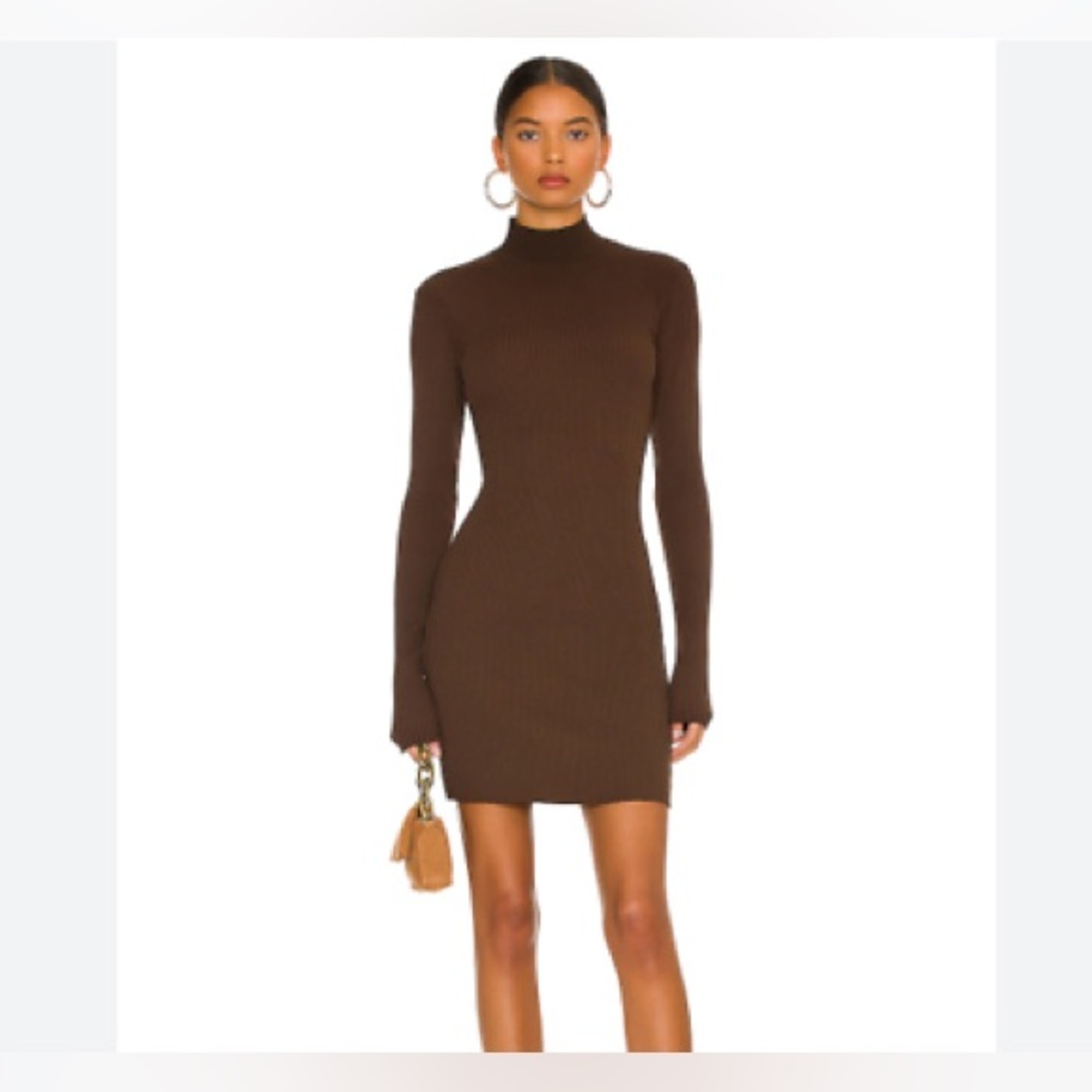Cotton Citizen Ibiza Dress in Coffee Mix - size XS